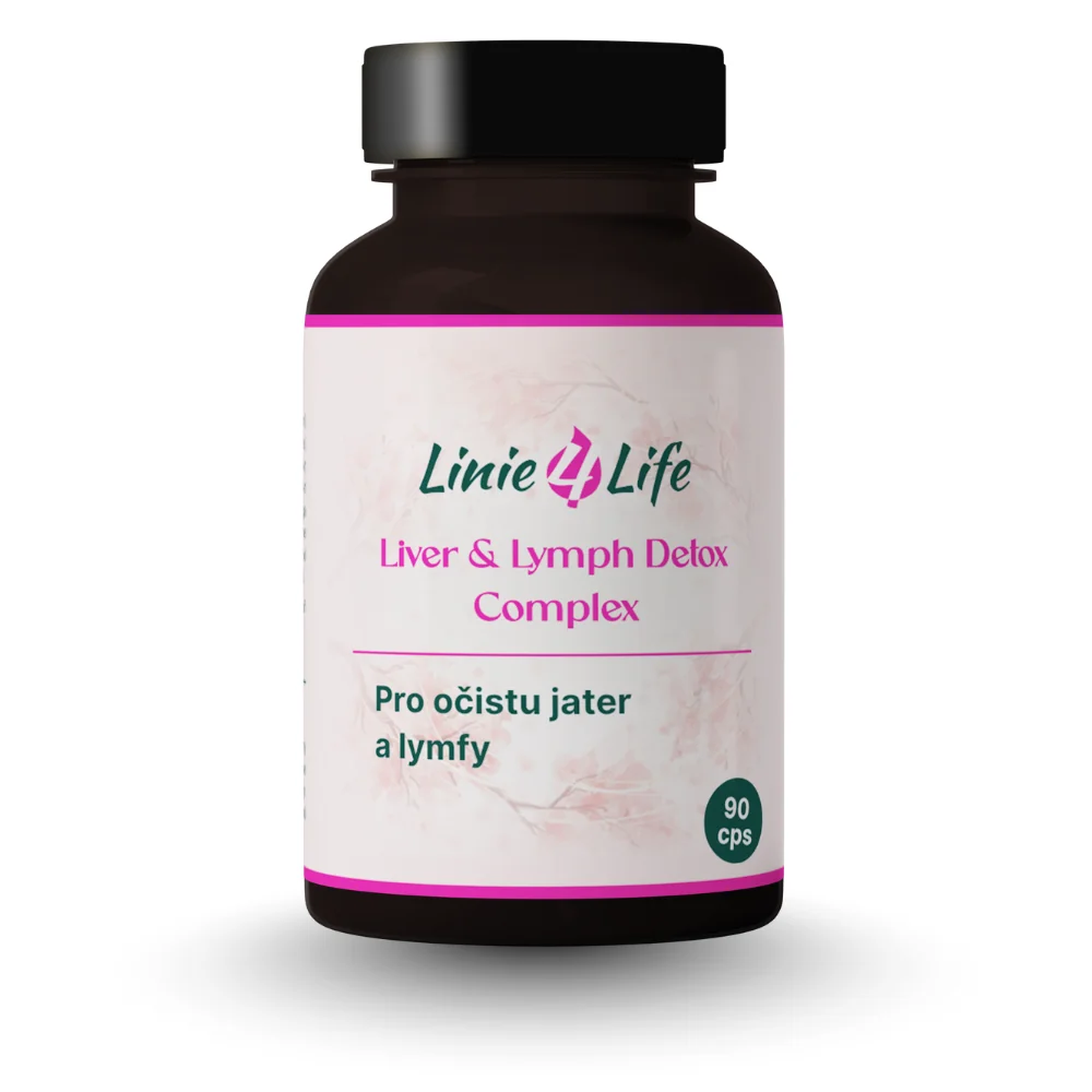 Linie4Life LIVER & LYMPH DETOX COMPLEX 90 kapsúl Lymfa, opuchy, očista pečene