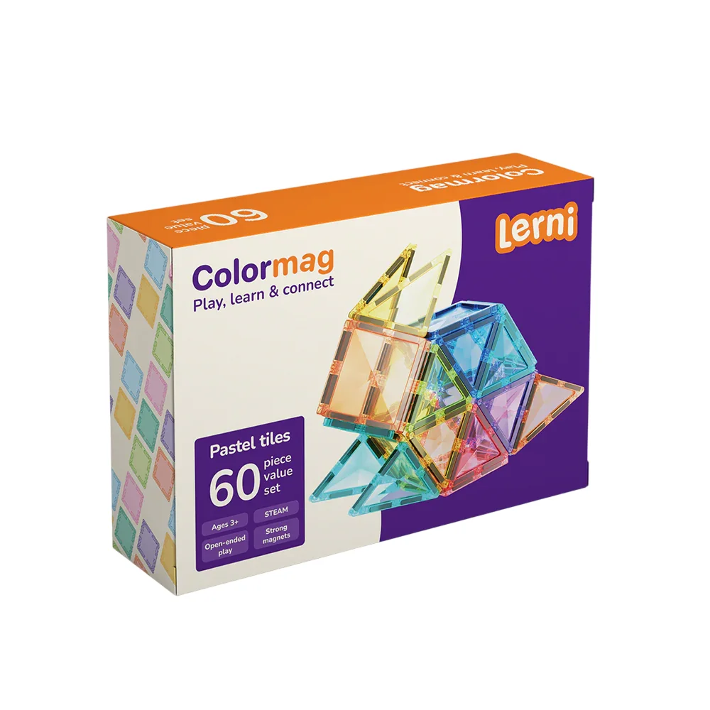 Magnetická stavebnice COLORMAG Start - pastel