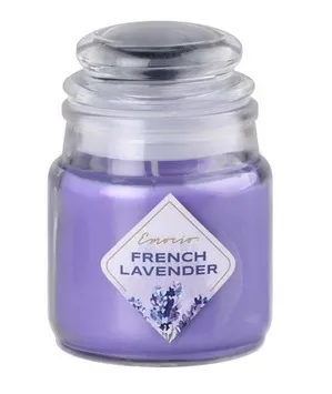 Emocio Sklo 57×85 mm so skleneným viečkom French Lavender vonná sviečka