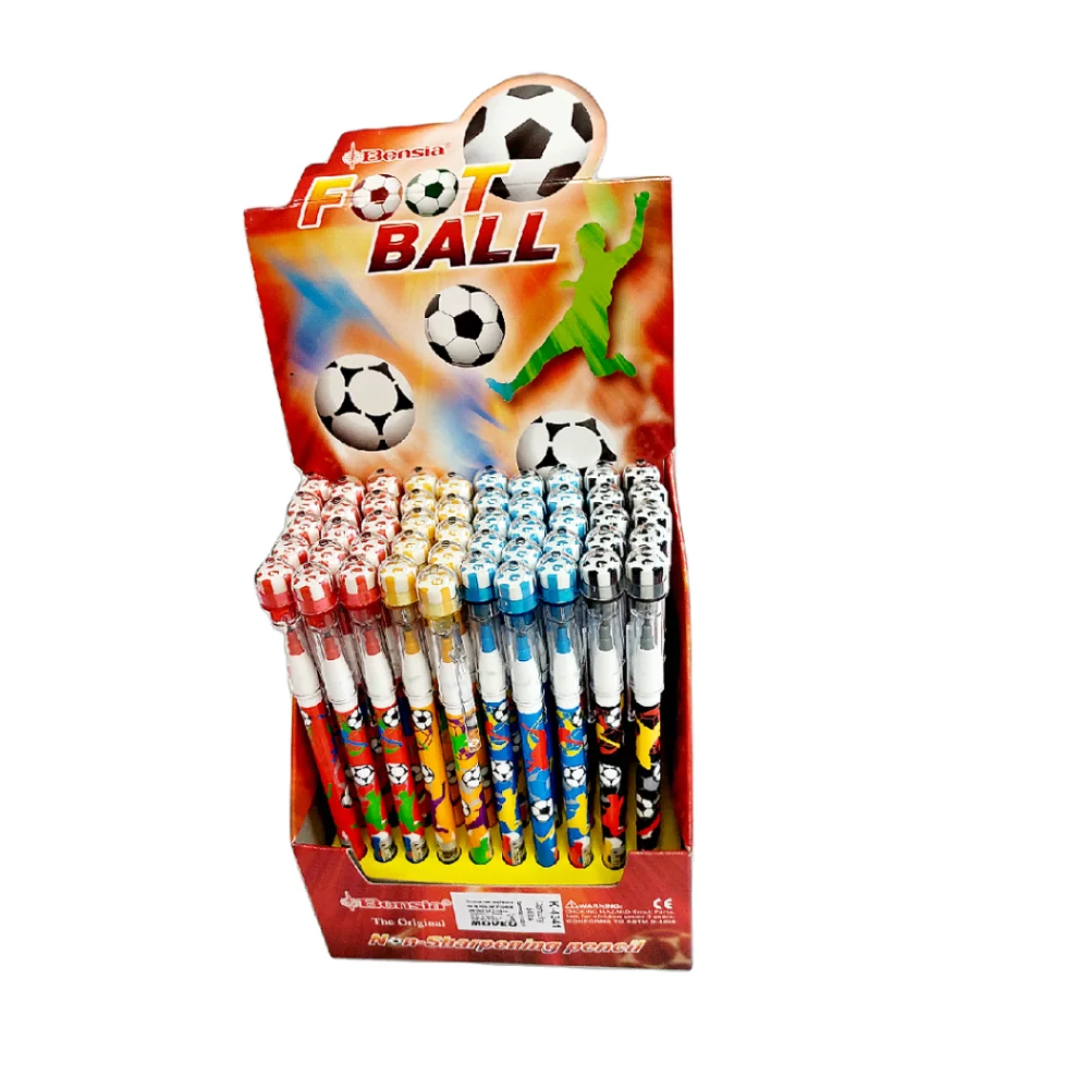 10ks Patentná ceruzka, guma Bensia Futbal 0,5 mm-MOVEO