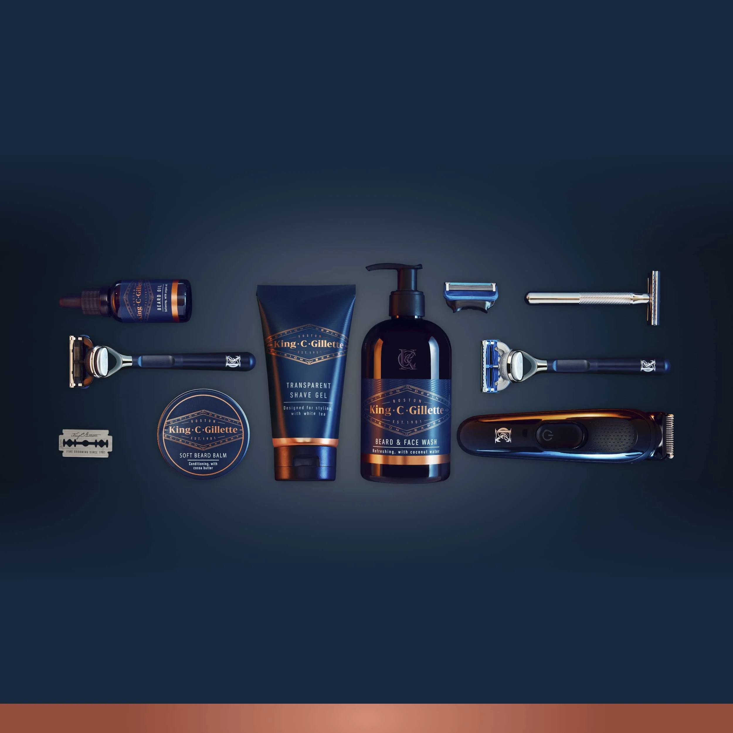 King C Gillette Trimmer 1×1 set