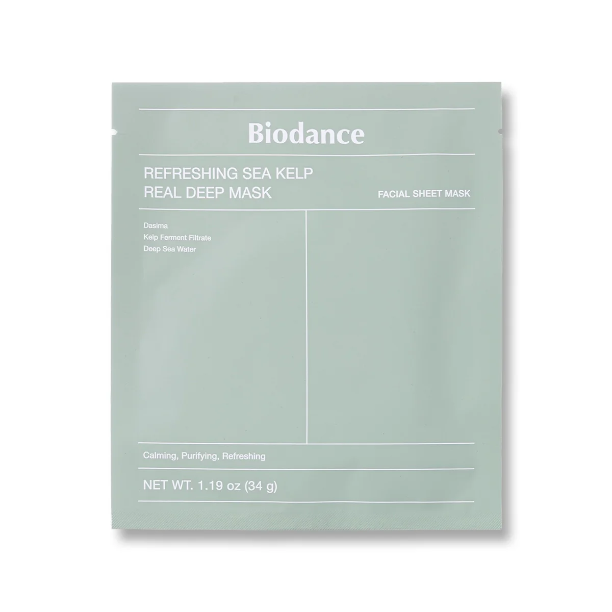 Biodance Refreshing Sea Kelp Real Deep Mask 4ks BOX upokojujúca hydrogélová maska 4ks BOX