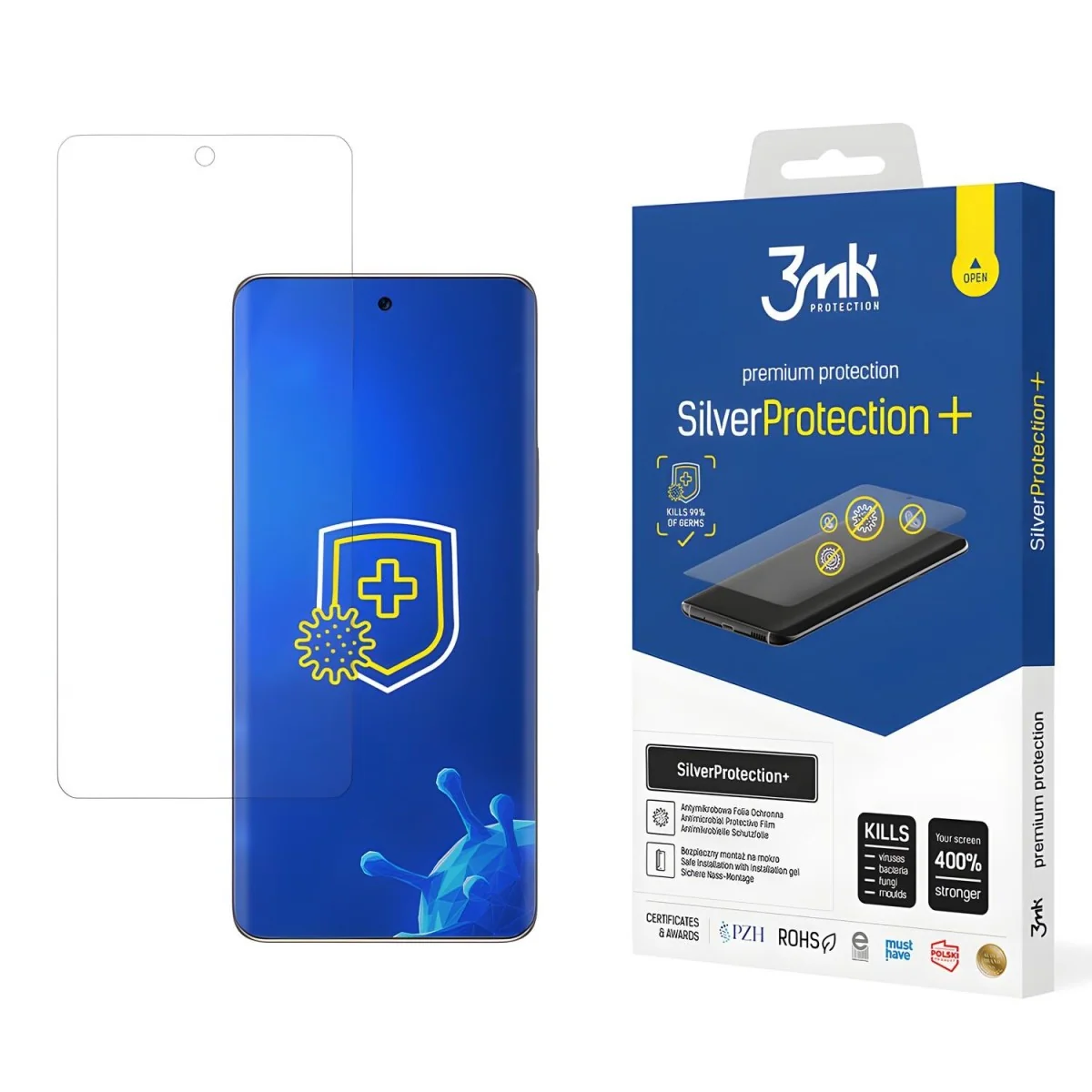 Ochranná fólia SilverProtection+ pre Motorola Moto Transparentná, 1 ks