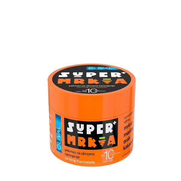Olival Super mrkva marmeláda na opaľovanie s OF10 1×100 ml, marmeláda na opaľovanie