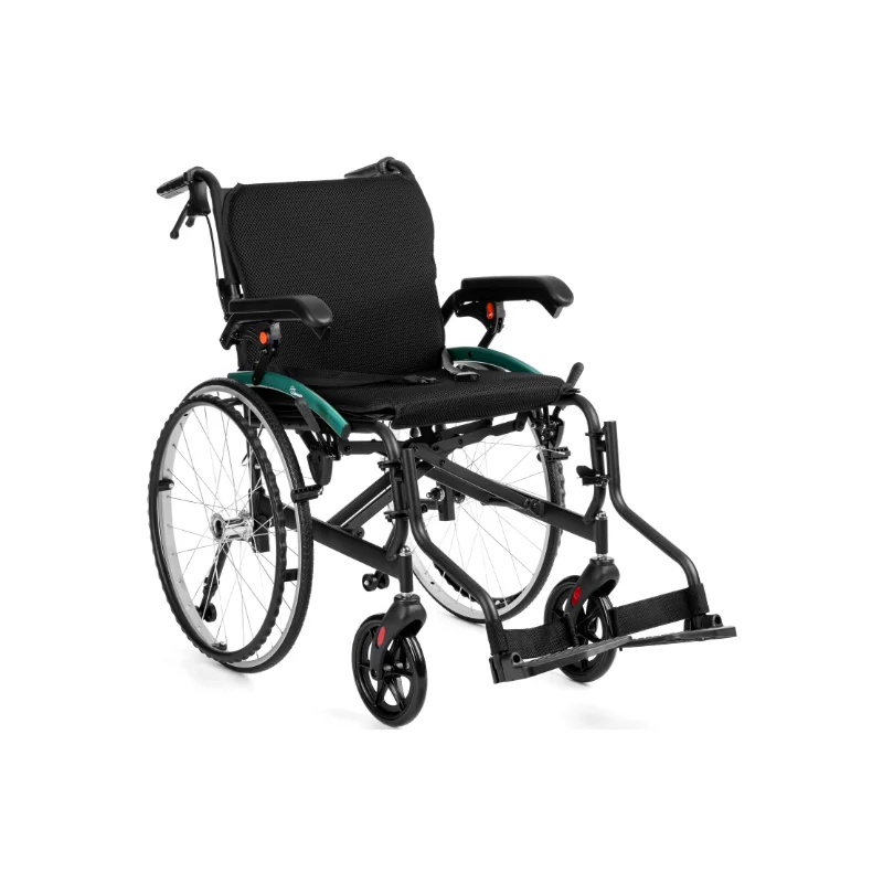 Ultraľahký invalidný vozík ACTIV-TIM – 10,9 kg, 46 cm Farba: čierna