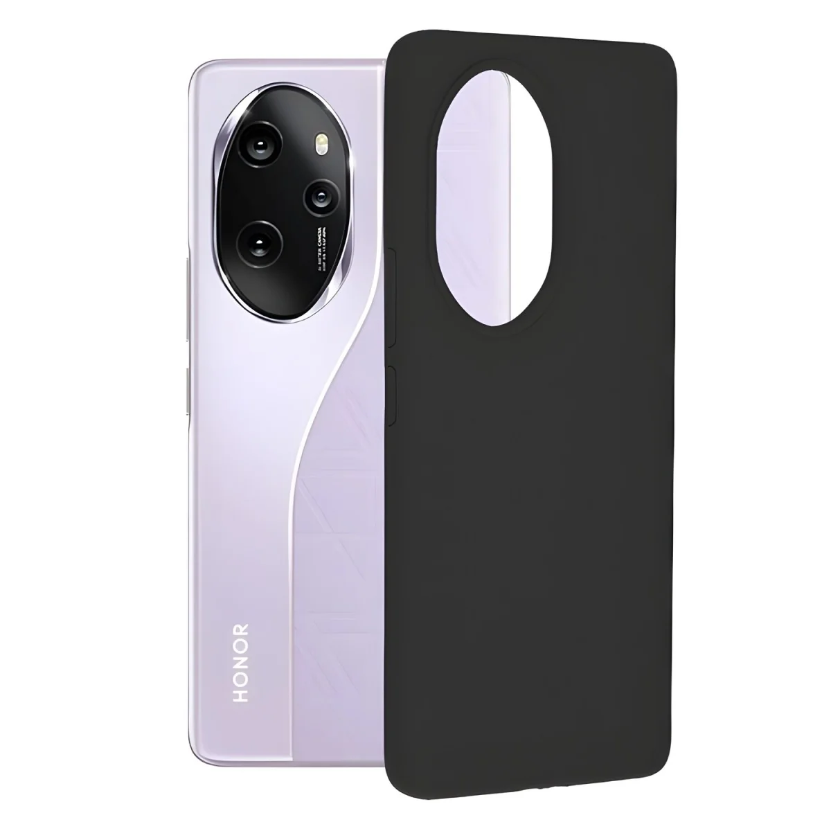 Silikónové puzdro pre Honor 100 Pro - Čierna