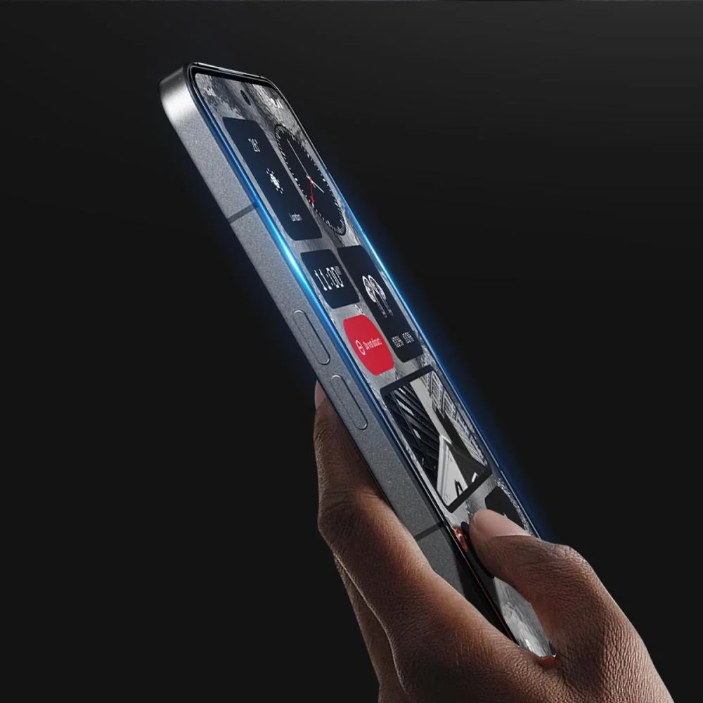 10D Tvrdené sklo pre Nothing Phone (2) - Čierna 1 kus, extrémna ochrana