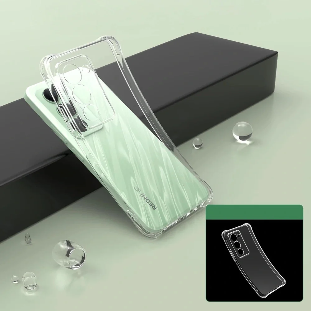 Tech-Protect FlexAir kryt na Xiaomi Redmi 15 4G / 5G, priesvitný