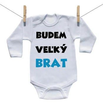 Boodyy Body s dlhým rukávom Budem veľký brat Veľkosť: 80