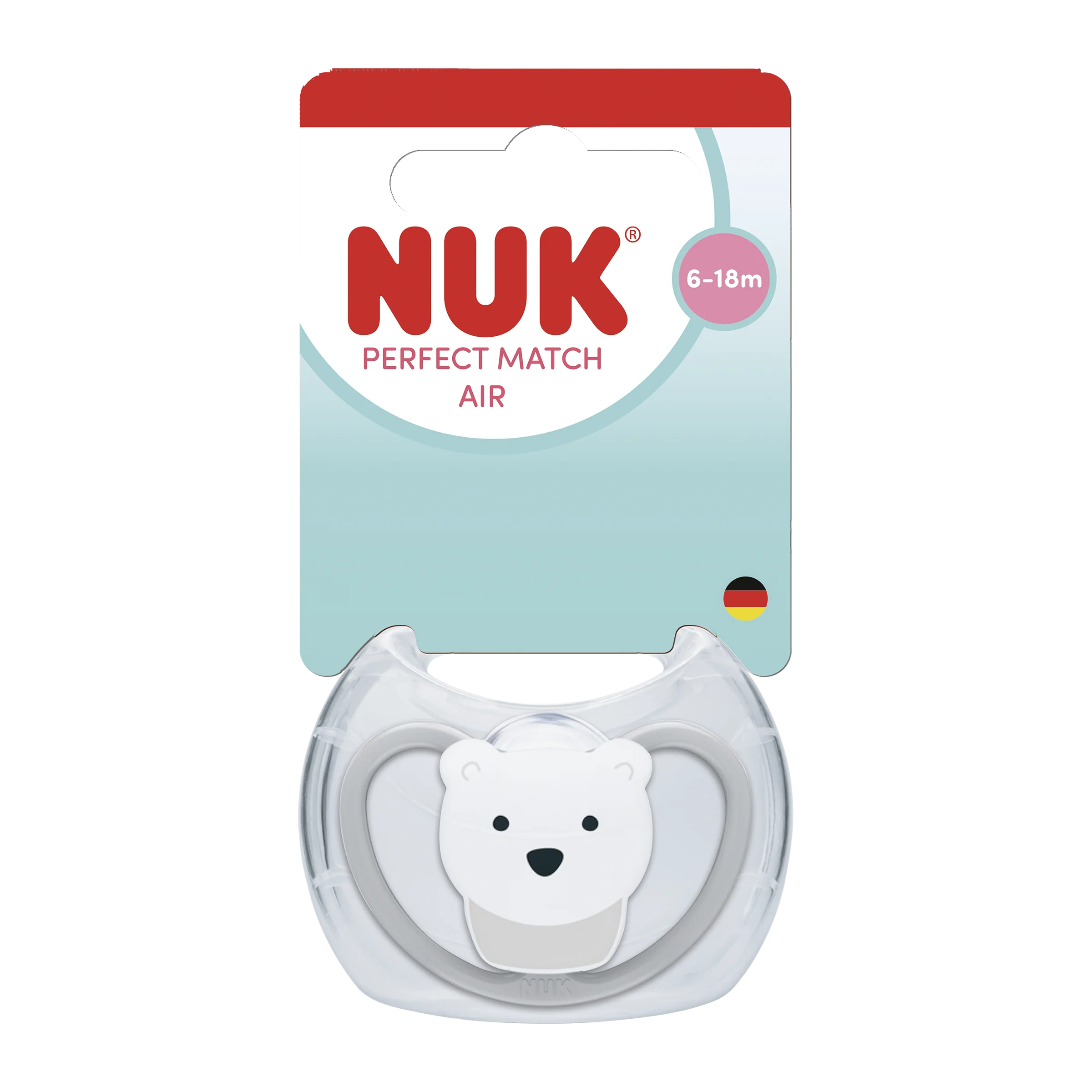 NUK cumlík Perfect Match AIR POLAR BEAR 6-18m 1 ks
