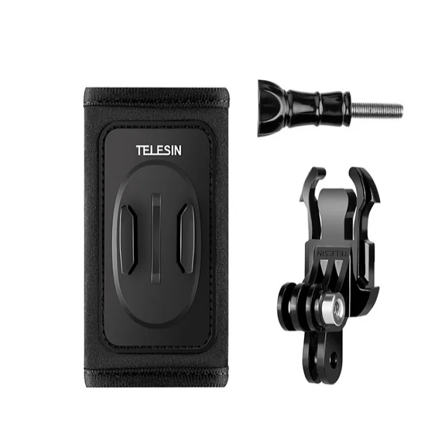 Telesin Backpack Strap držiak na batoh pre športové kamery, čierny