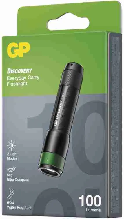 CREE LED svietidlo GP Discovery C31X, 100 lm, 1×AA 1×1 ks, LED svietidlo