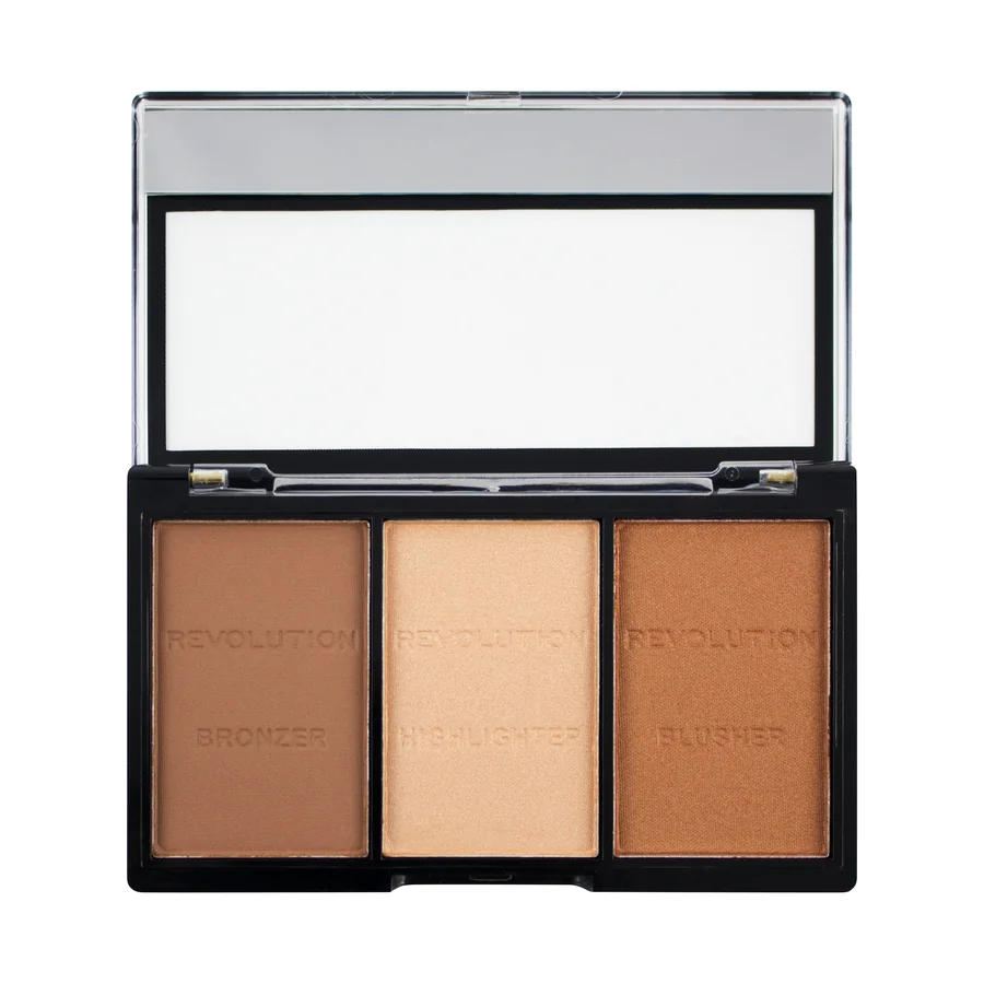Revolution Ultra Sculpt & Contour Kit Light  /  Medium C04 paletka na tvár 1×1 ks, paletka na tvár