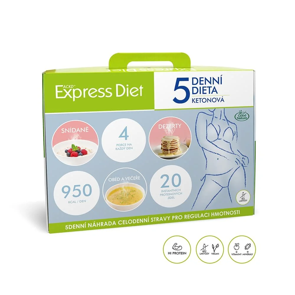 5-dňová proteínová diéta EXPRESS DIET (20 jedál, 1 180 g)