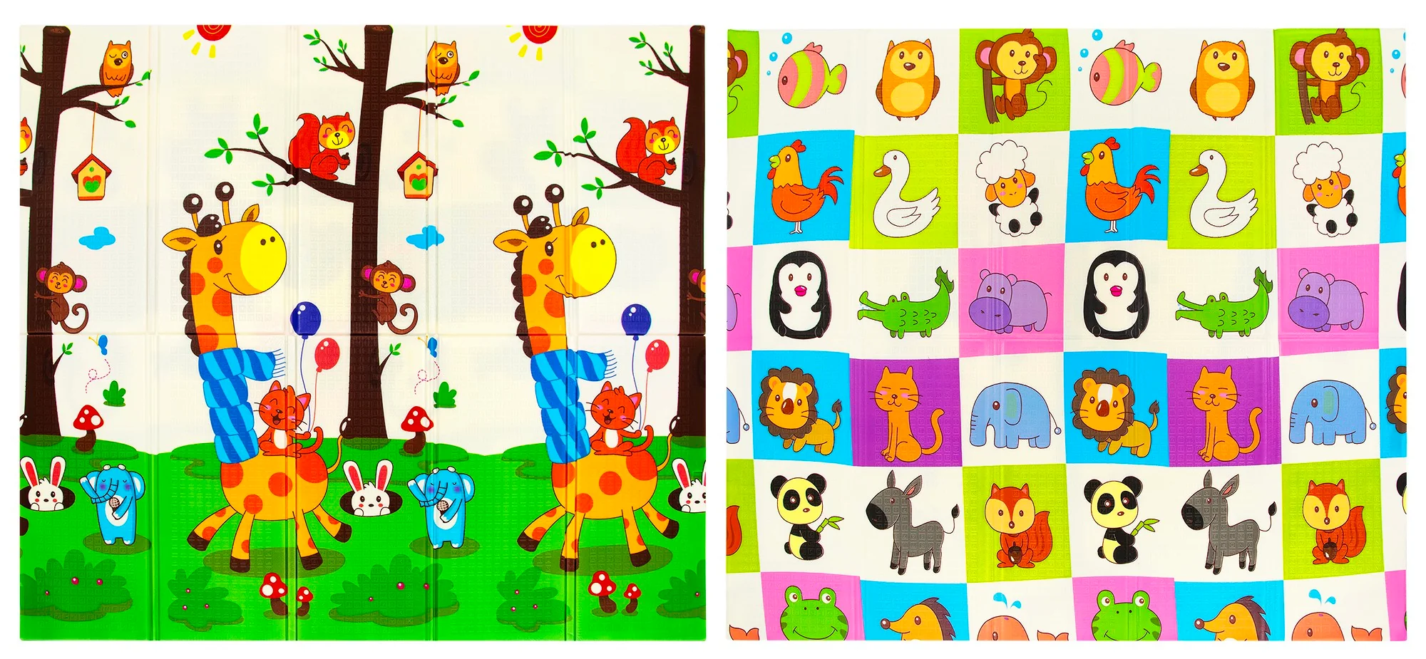 Obojstranná podložka hrubá pexeso 200x150x1 CH 4336