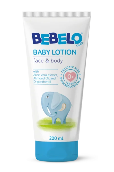 BEBELO Baby Face and Body Lotion 1×200 ml, pleťové a telové mlieko
