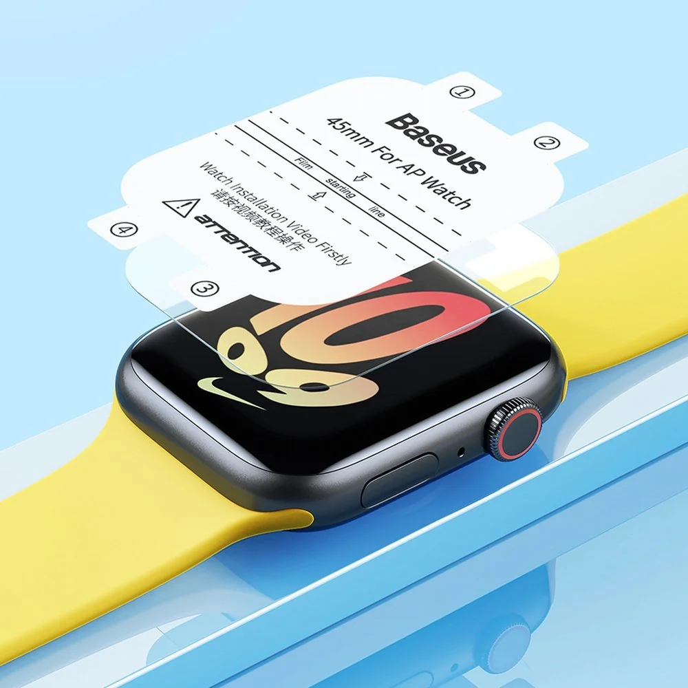 Baseus NanoCrystal 2x ochranná fólia na Apple Watch 4/5/6/SE/SE 2 40mm