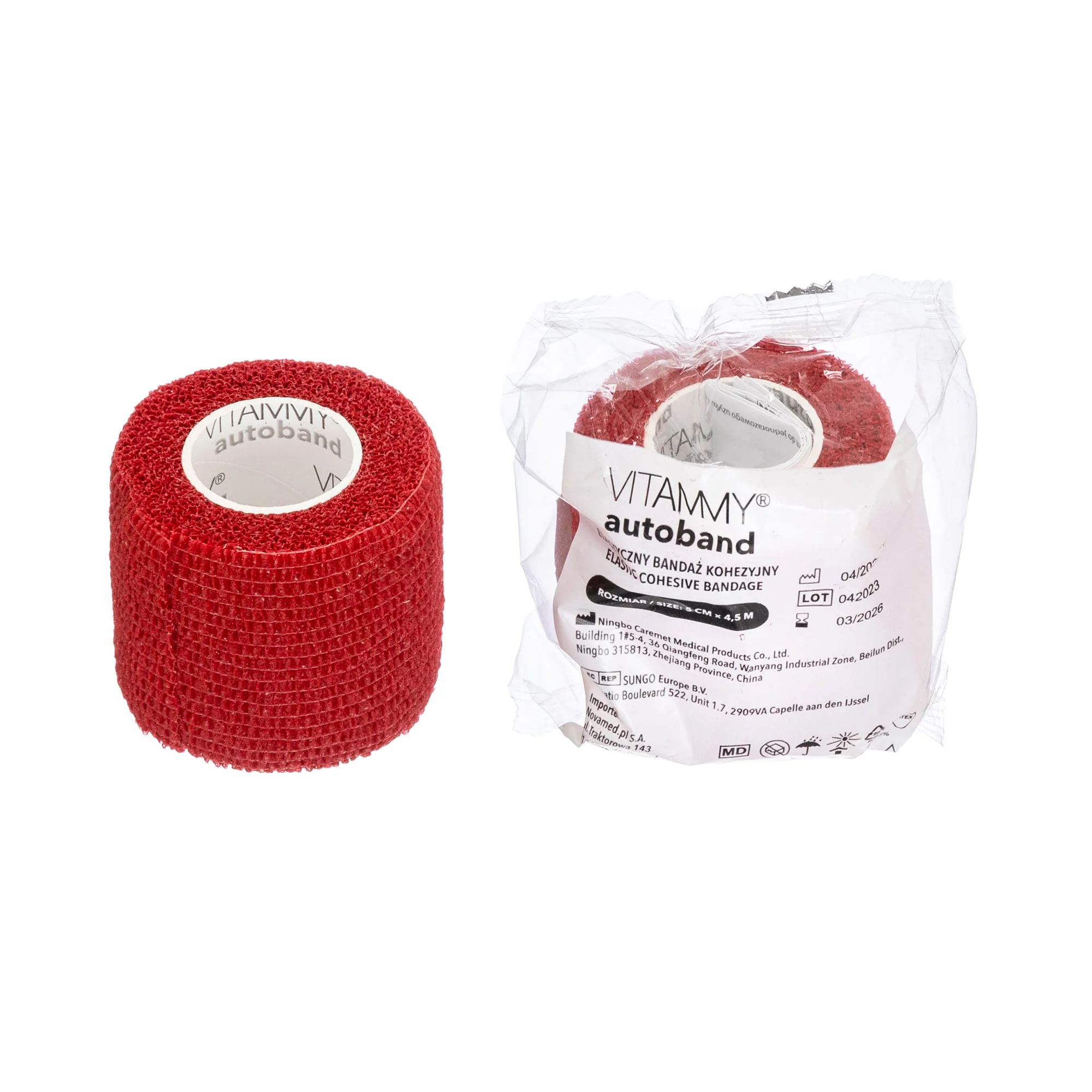 VITAMMY Autoband samolepiaca bandáž červená 5 cm x 450 cm
