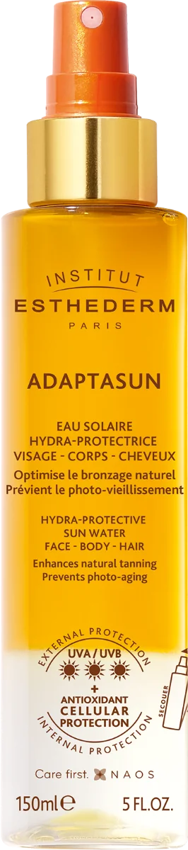 INSTITUT ESTHEDERM ADAPTASUN Dvojzložková opaľovacia voda pre silné slnko 150 ml 1×150 ml, opaľovacia voda pre silné slnko