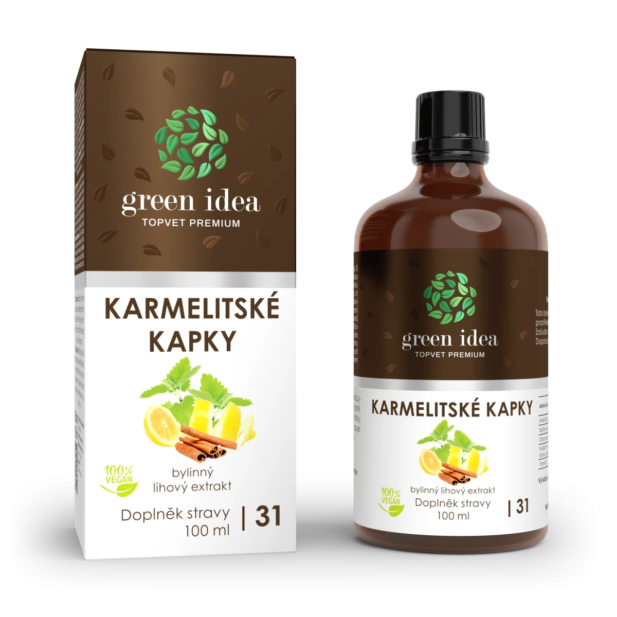 Karmelitánske kvapky 100 ml – Green idea