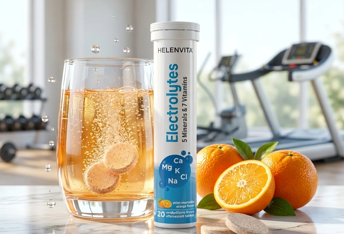 Helenvita Elektrolyty 20 šumivých tabliet minerály a vitamíny