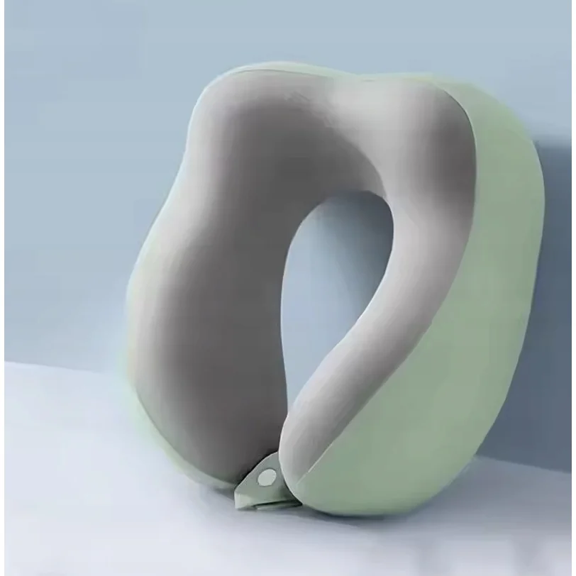 MG Neck Pillow cestovný vankúš, zelený / sivý 