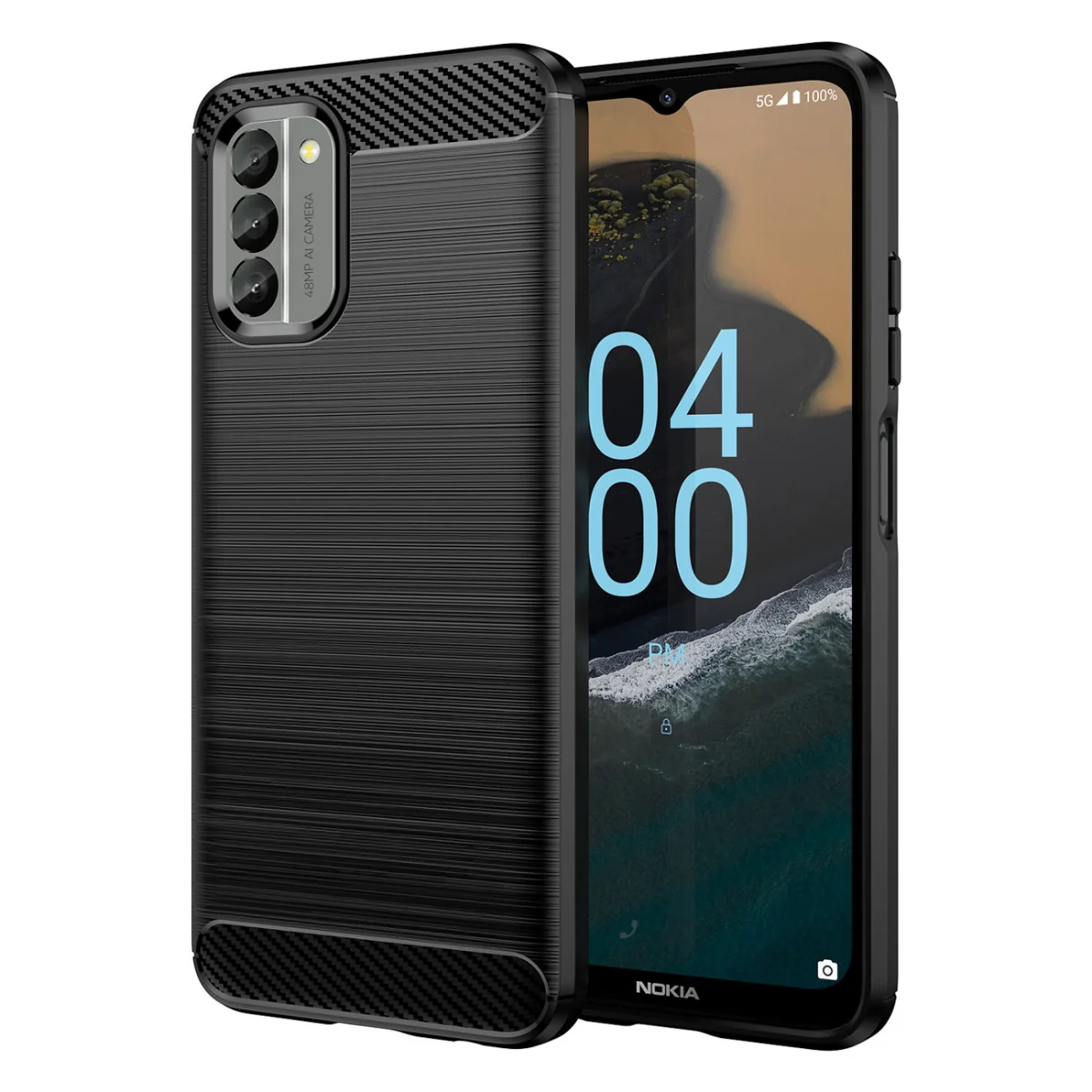 MG Carbon silikónový kryt na Nokia G400 čierny