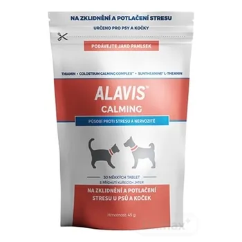 ALAVIS CALMING 1×30 tbl, proti stresu pre psov a mačky