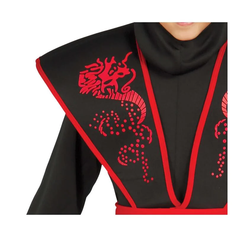 Kostým Ninja červený 10-12 rokov