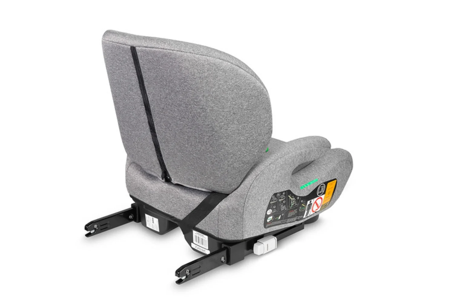 Podsedák, autosedačka Irbis i-Size 125–150 cm s ISOFIX – šedá 