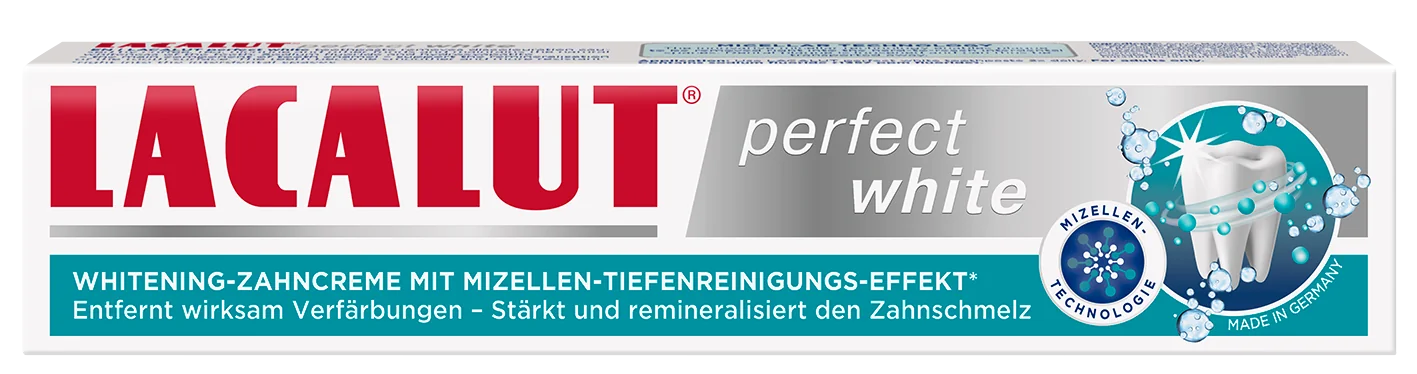 LACALUT perfect white zubná pasta 75 ml