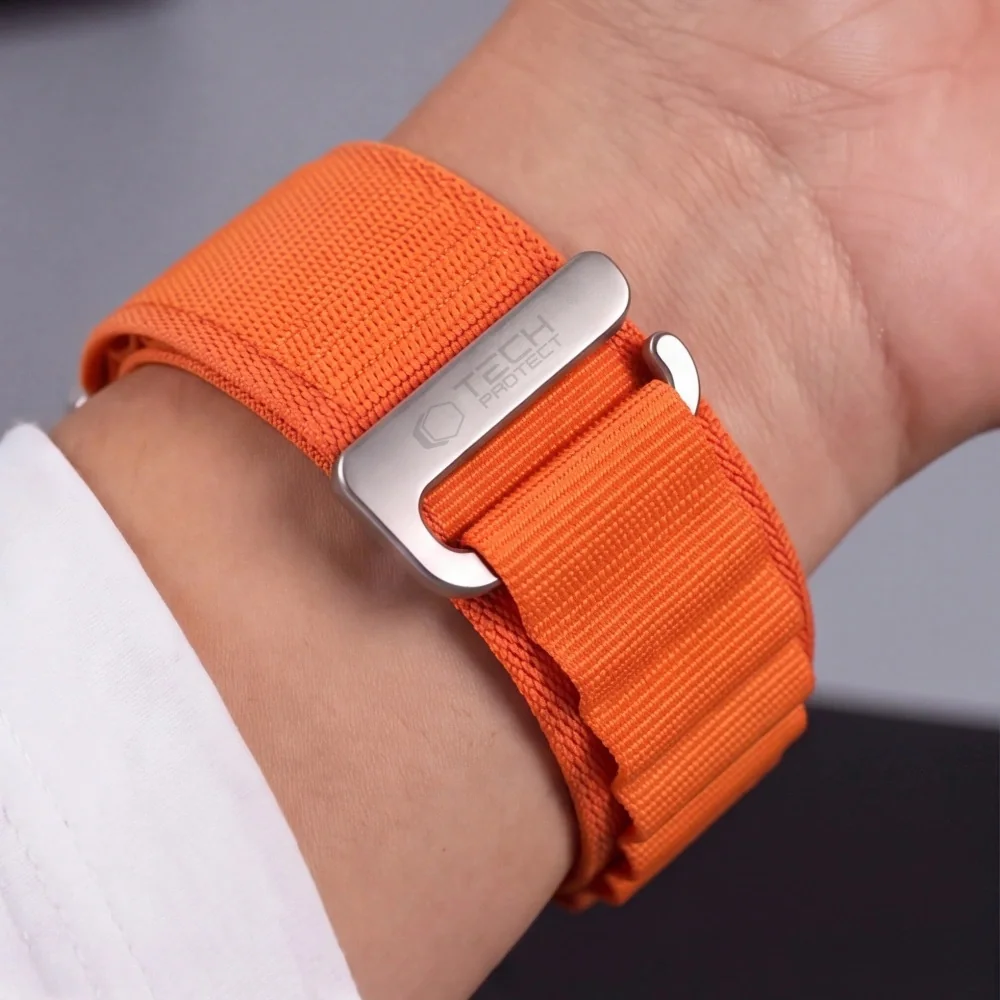 Tech-Protect Nylon Pro remienok na Apple Watch 44/45/46/49mm, orange