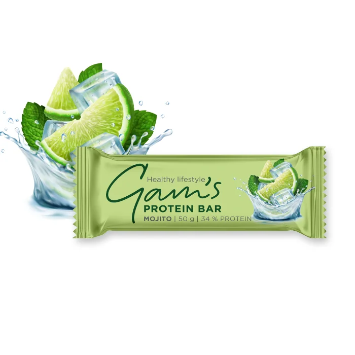 Gam's Proteín Tyčinka Mojito 50 g