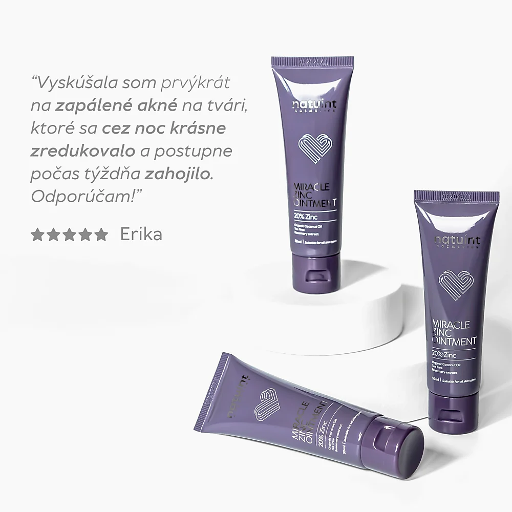 Natuint cosmetics - Zinková mastička Miracle Zinc Ointment