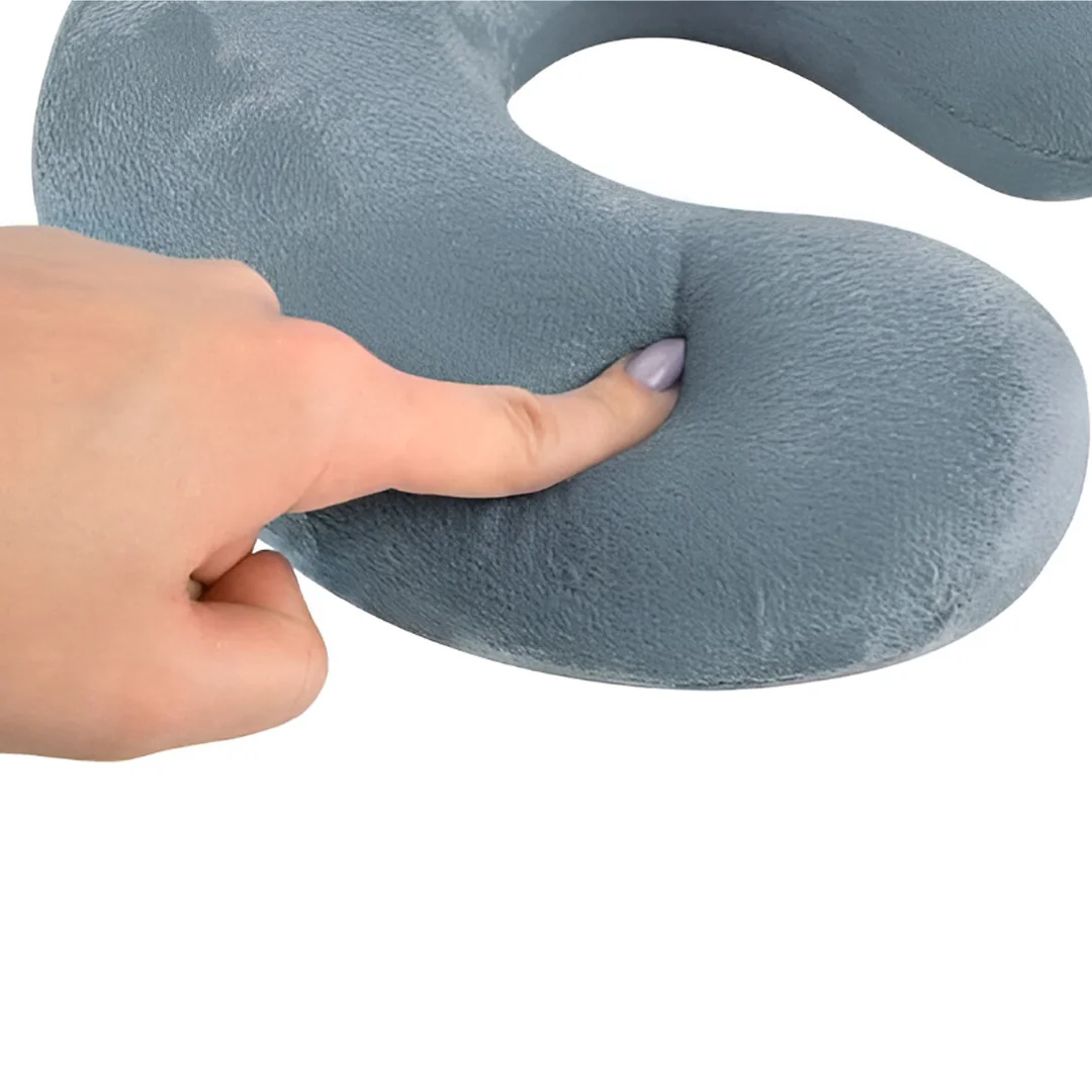 MG Travel Pillow cestovný vankúš, sivý