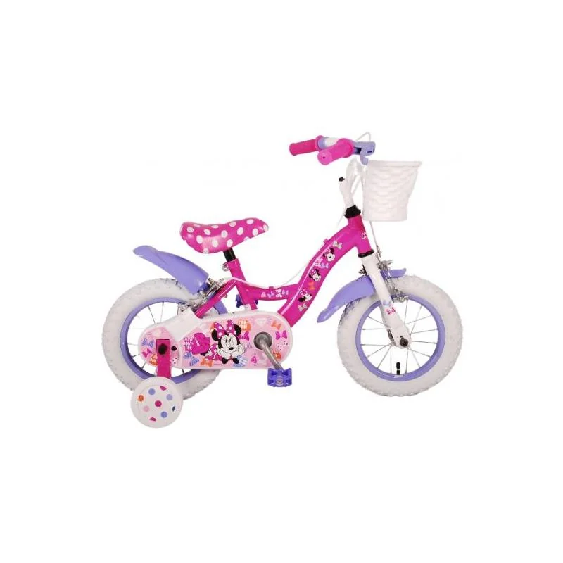 VOLARE - Detský bicykel Disney Minnie Cutest Ever! - dievčenský - 12 palcov - ružový