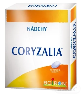 CORYZALIA 1×40 tbl, liečba nádchy