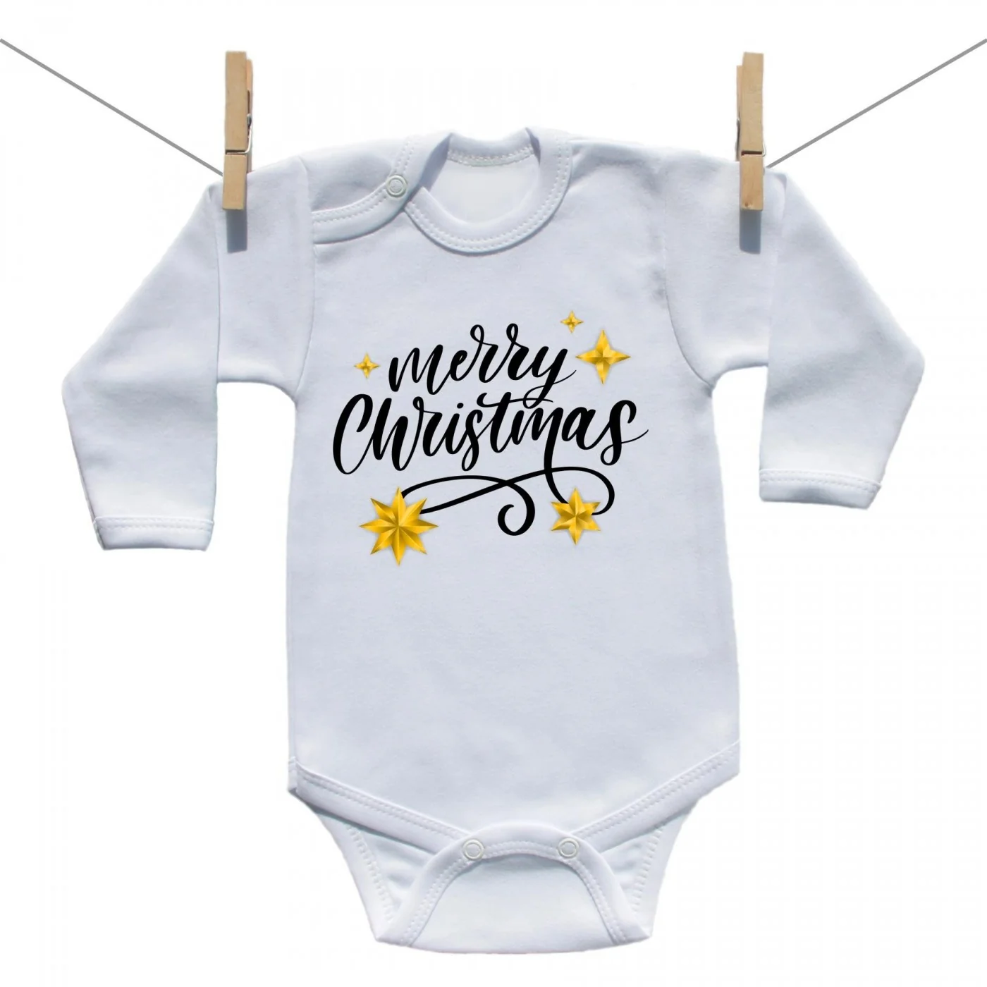 Boodyy Body s dlhým rukávom Merry Christmas Veľkosť: 74