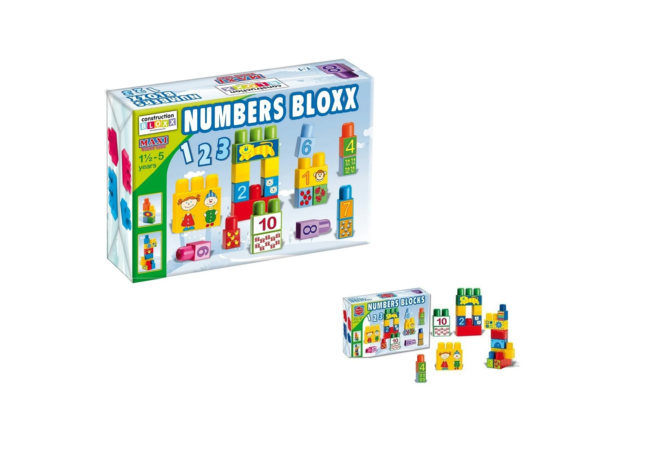Maxi Bloks Stavebnica 34ks Učím sa