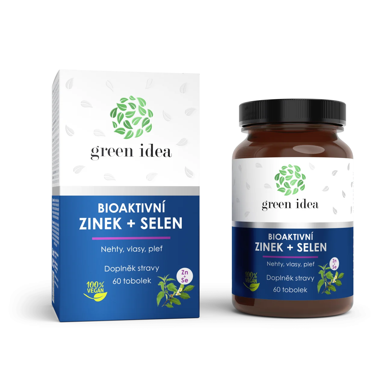 Bioaktívny zinok+selén - 60 kapsúl - Green idea