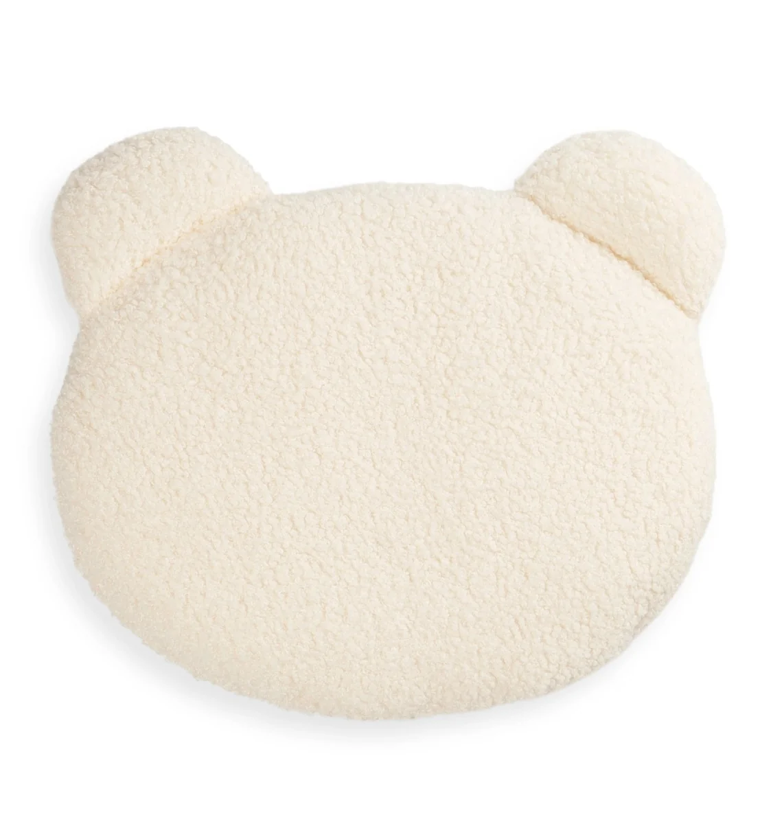 Obojstranné hniezdočko s vankúšikom Teddy Bouclé - krémové