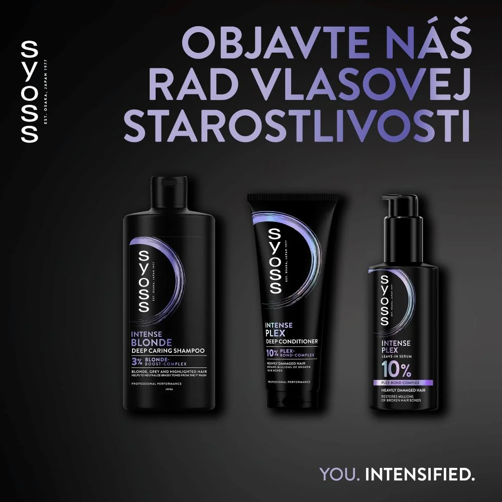 Syoss šampón Intense Blond 1×440 ml, šampón