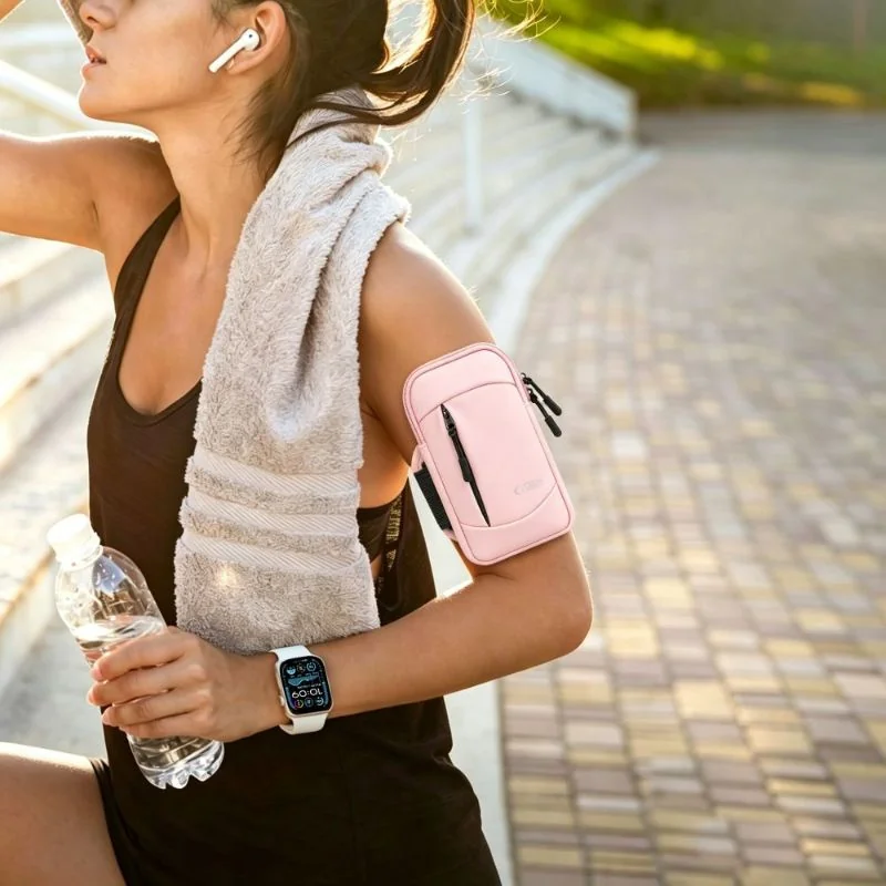 Tech-Protect M6 Armband bežecké puzdro, ružové