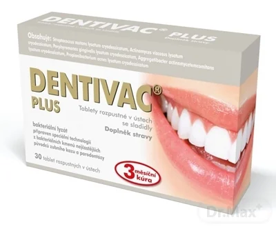 DENTIVAC PLUS 1x30 tbl, výživový doplnok