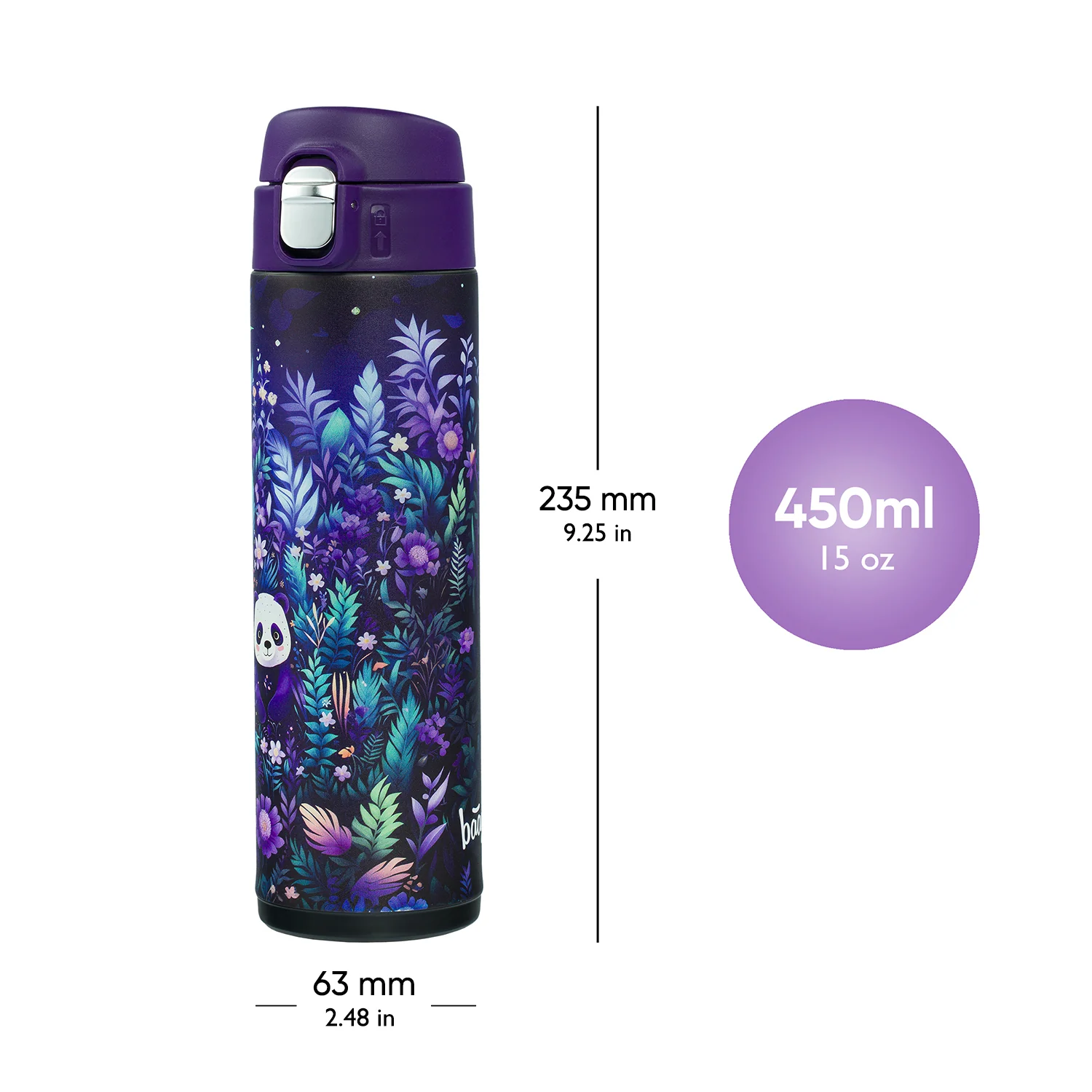 Baagl Termofľaša Jungle Panda 450 ml 450 ml