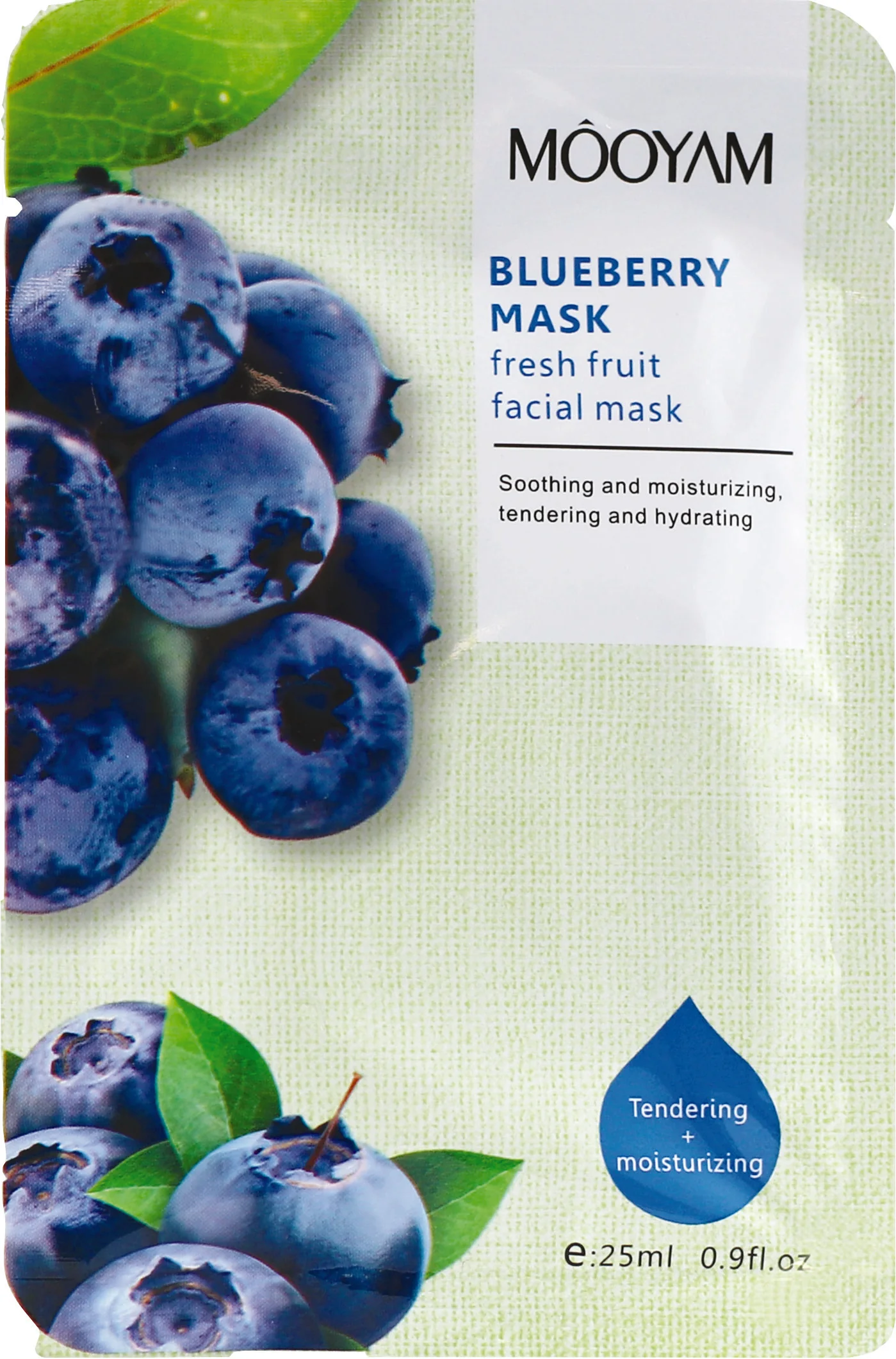 Mooyam pleťová maska Blueberry 1×25 ml, pleťová maska