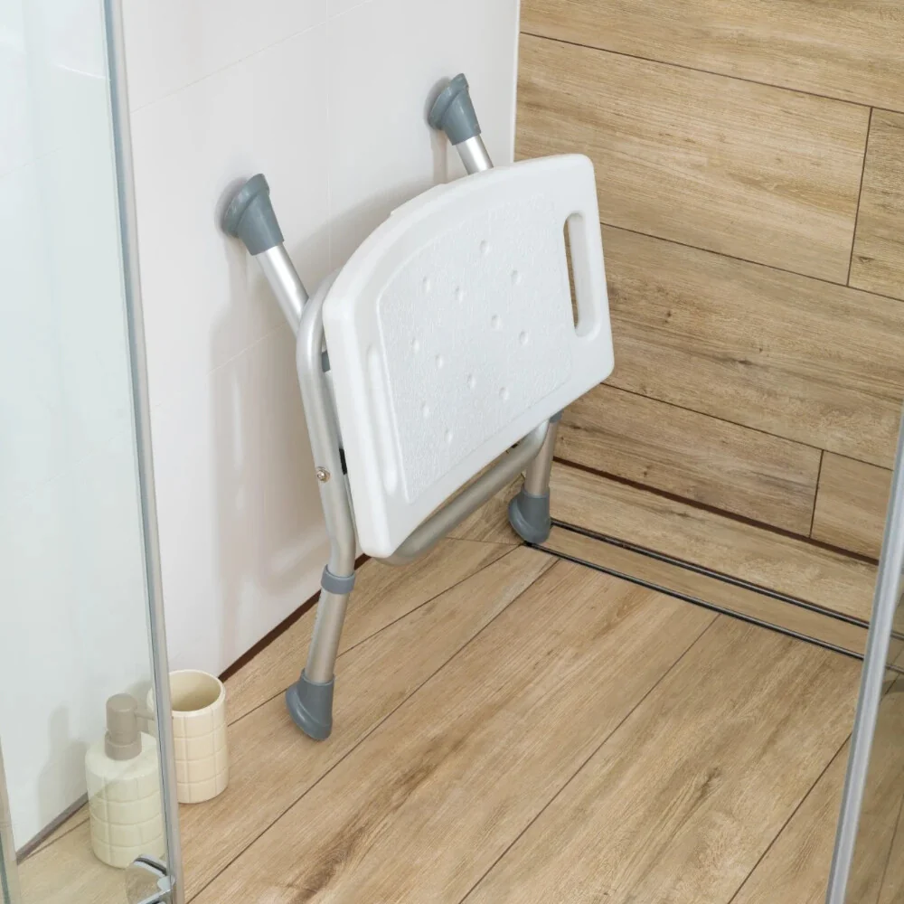 Skladacia sprchovacia stolička bez operadla TGR-R KP 540 - do 136 kg