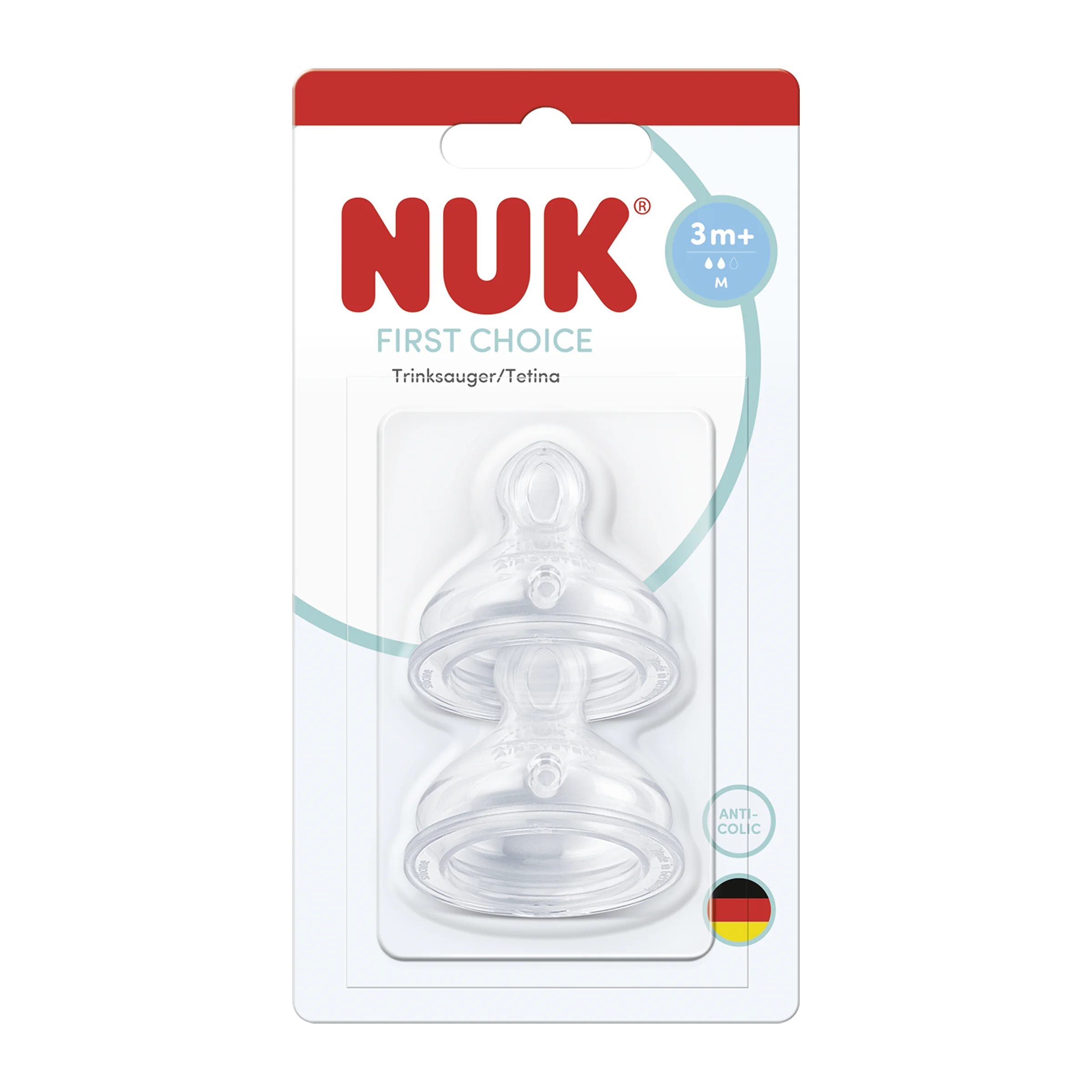 NUK náústok First Choice vel. M (3+m) 2ks 2 ks