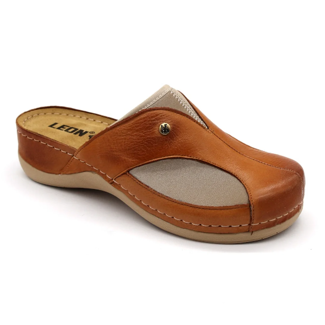 Leon 912 Dámska zdravotná obuv na Hallux Valgus 41 - 26cm, hnedá, 4,5 cm