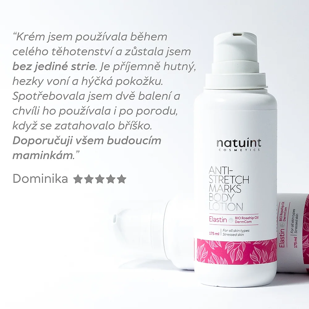 Natuint cosmetics - Regeneračný krém na strie Anti-stretch marks body lotion